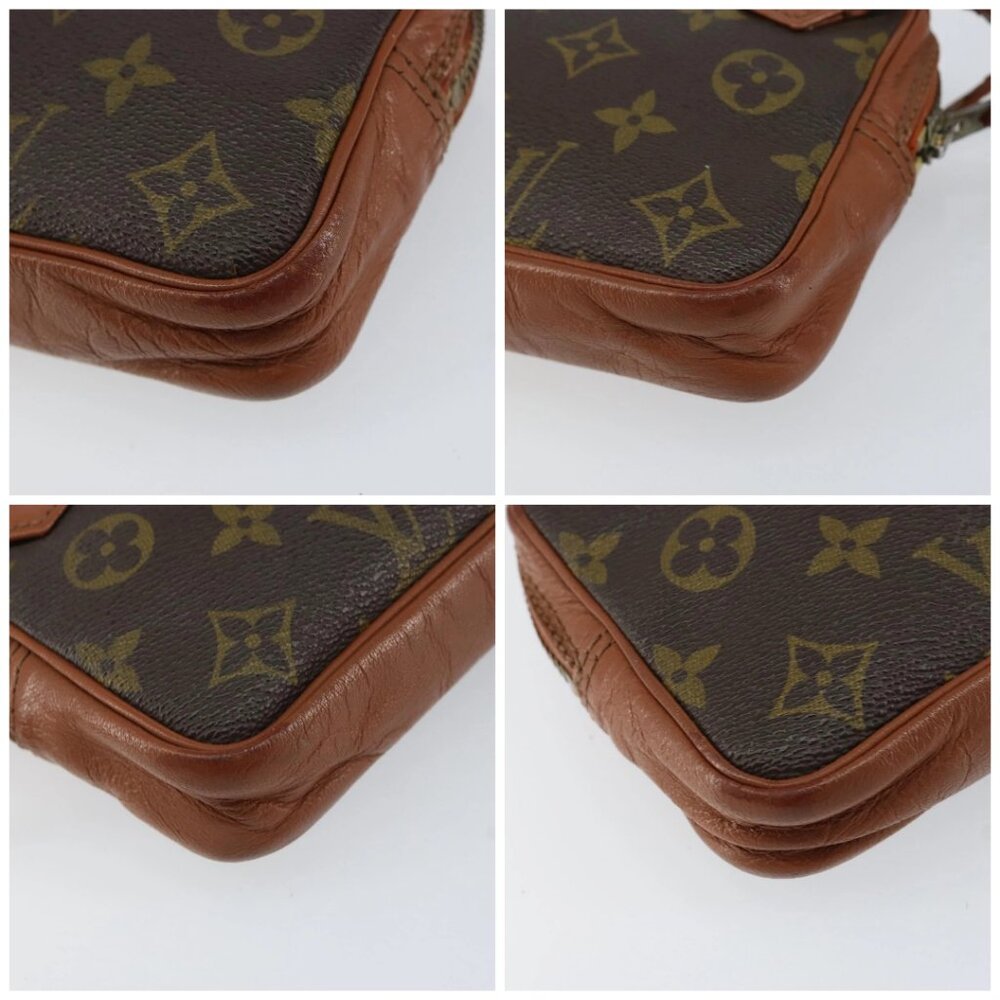 LOUIS VUITTON Monogram Pochette Sports Clutch Bag N0.183 LV Auth ka228 - Picture 14 of 16